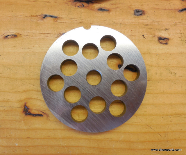 1/2" Reversible Grinder Plate for Hollymatic #32 Grinders